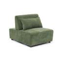 Poltrona in tessuto per divano modulare con cuscino