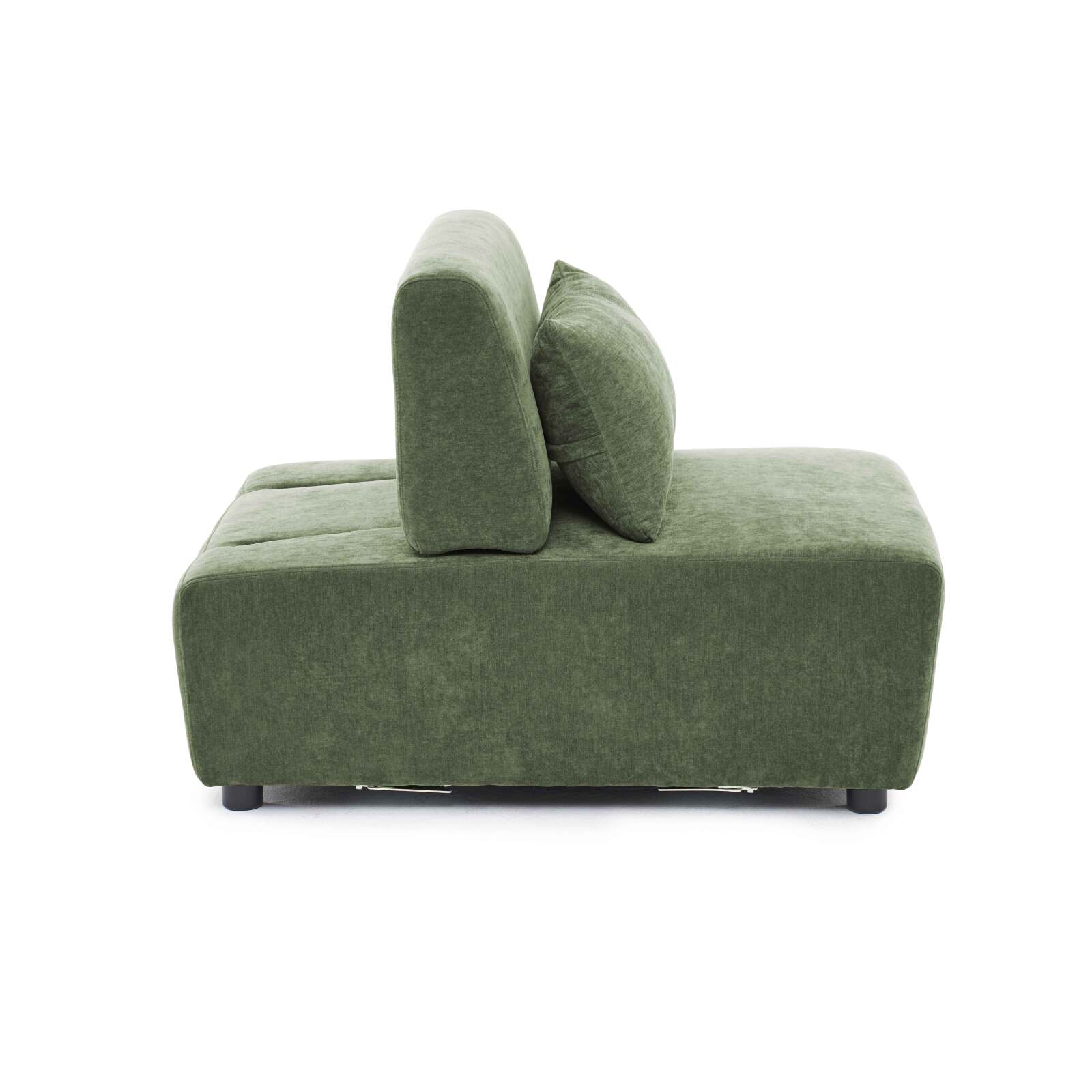 Poltrona in tessuto per divano modulare con cuscino