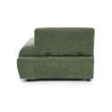 Poltrona sinistra per divano modulare in tessuto con cuscini