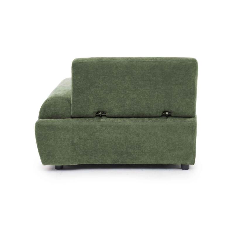 Poltrona sinistra per divano modulare in tessuto con cuscini (6/8)
