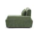 Poltrona sinistra per divano modulare in tessuto con cuscini