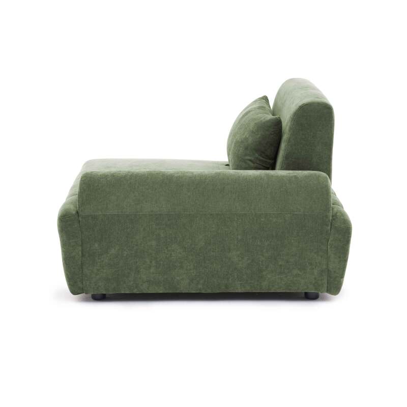 Poltrona sinistra per divano modulare in tessuto con cuscini (4/8)