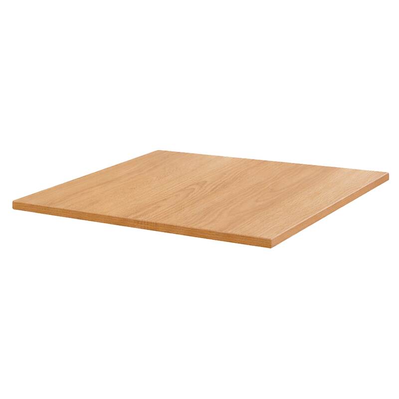 Piano quadrato in legno laminato sagomato 70 x 70 cm