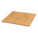 Piano quadrato in legno laminato sagomato 70 x 70 cm