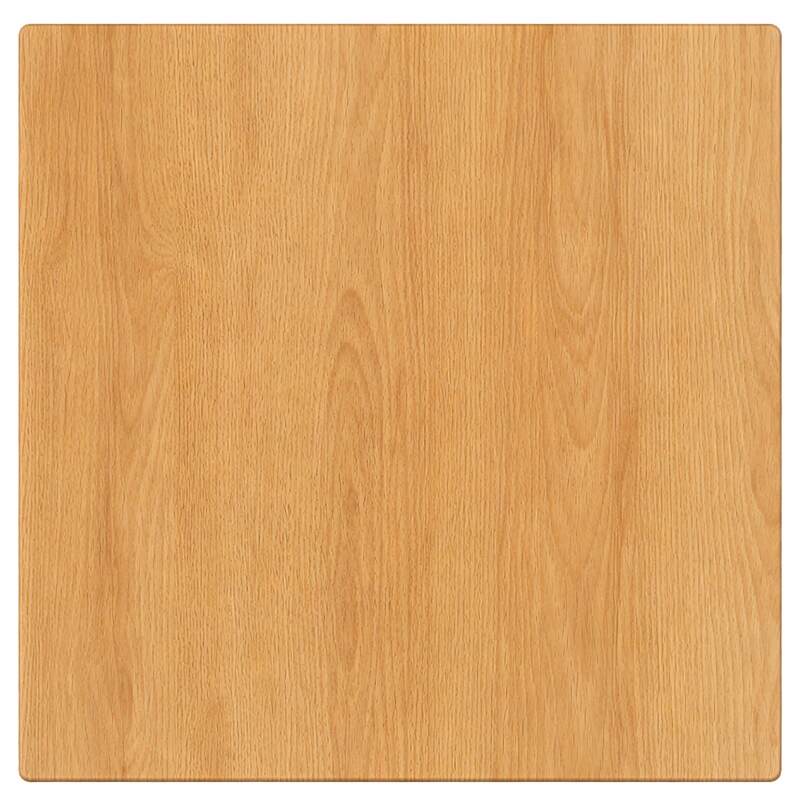 Piano quadrato in legno laminato sagomato 70 x 70 cm (3/6)
