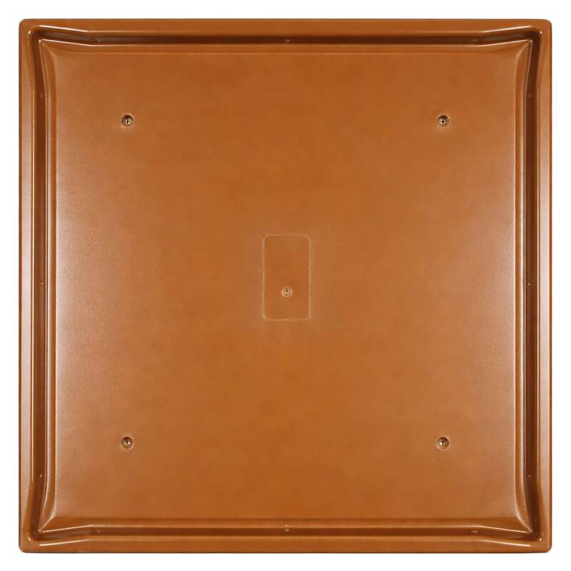 Piano quadrato in legno laminato sagomato 70 x 70 cm (4/6)