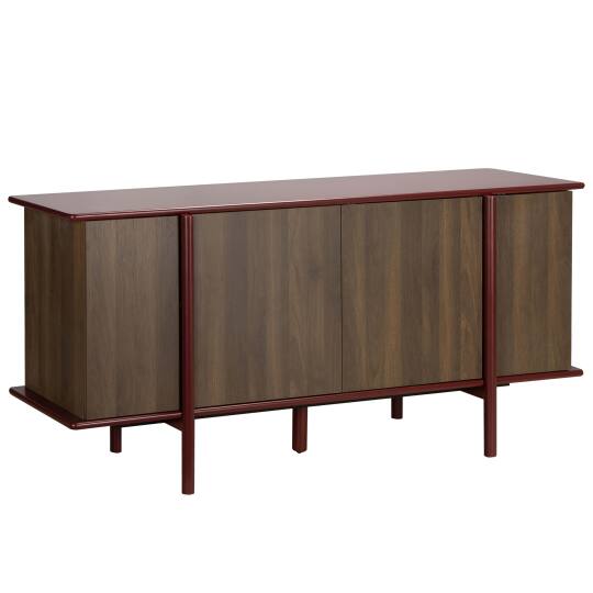 Buffet effetto legno 4 ante 180 cm | Oviala