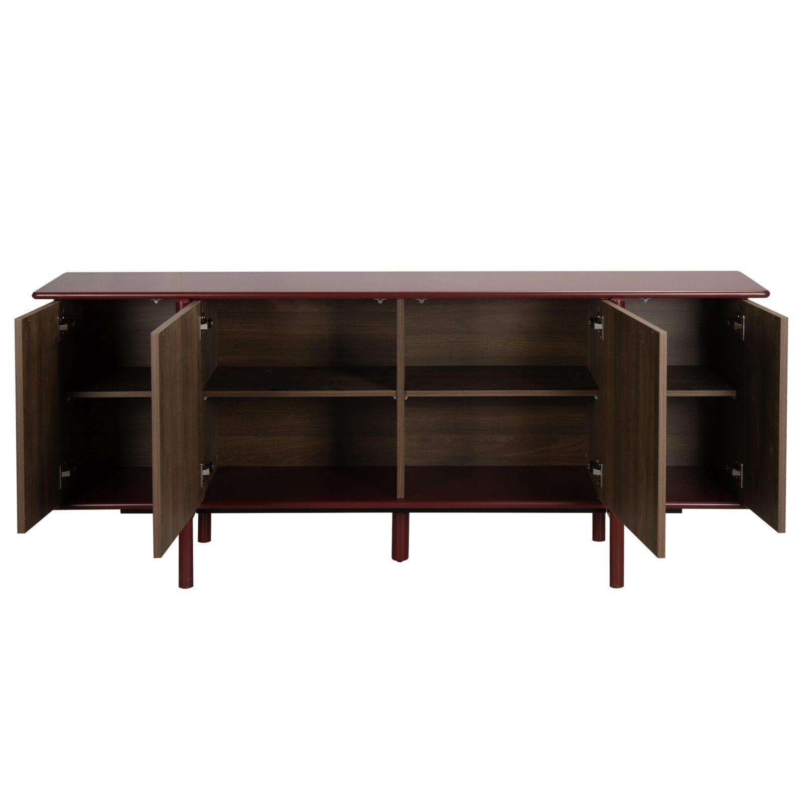 Buffet effetto legno 4 ante 180 cm