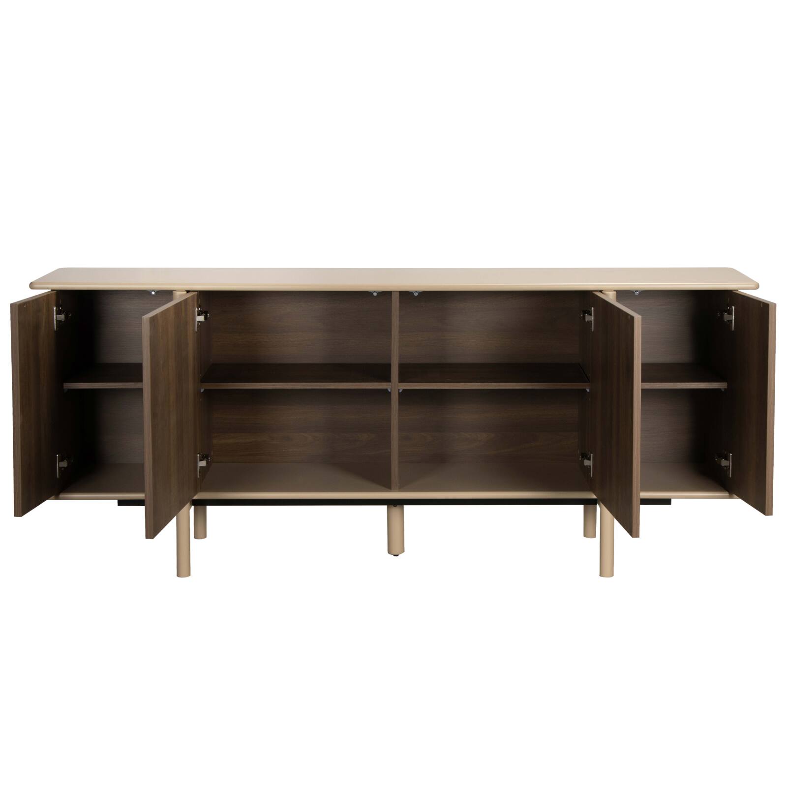 Buffet effetto legno 4 ante 180 cm