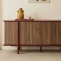 Buffet effetto legno 4 ante 180 cm