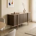 Buffet effetto legno 4 ante 180 cm