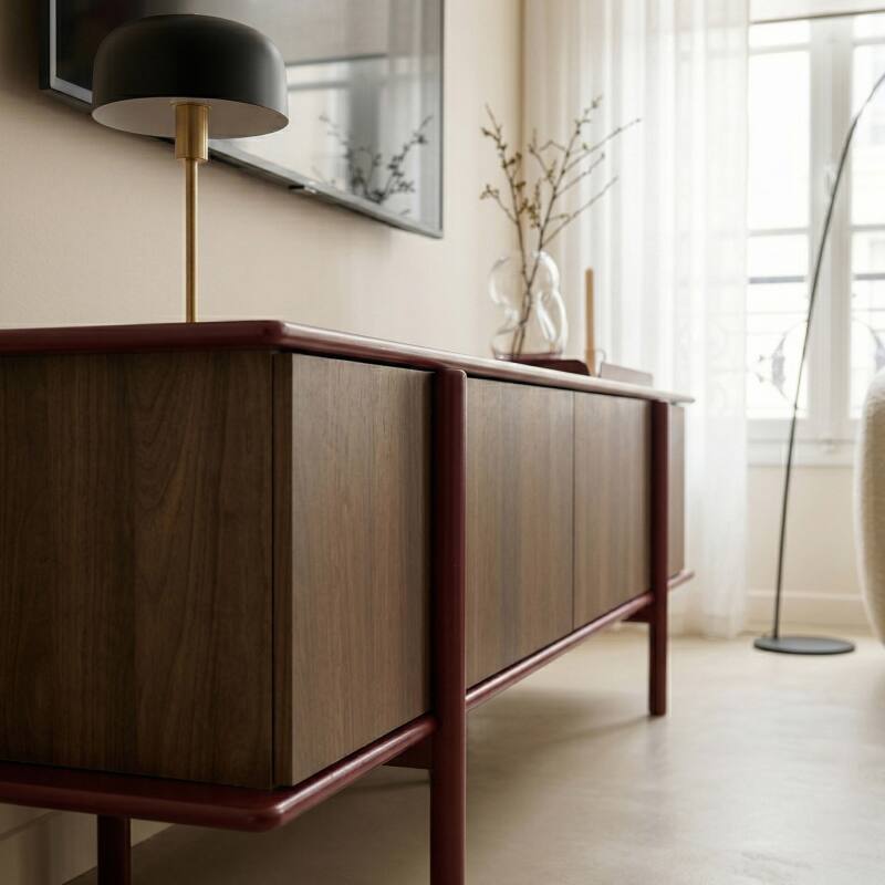 Mobile TV in effetto legno 180 cm (3/7)