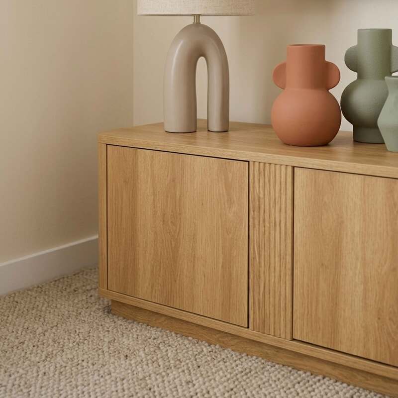 Mobile TV in effetto legno 150 cm (2/9)