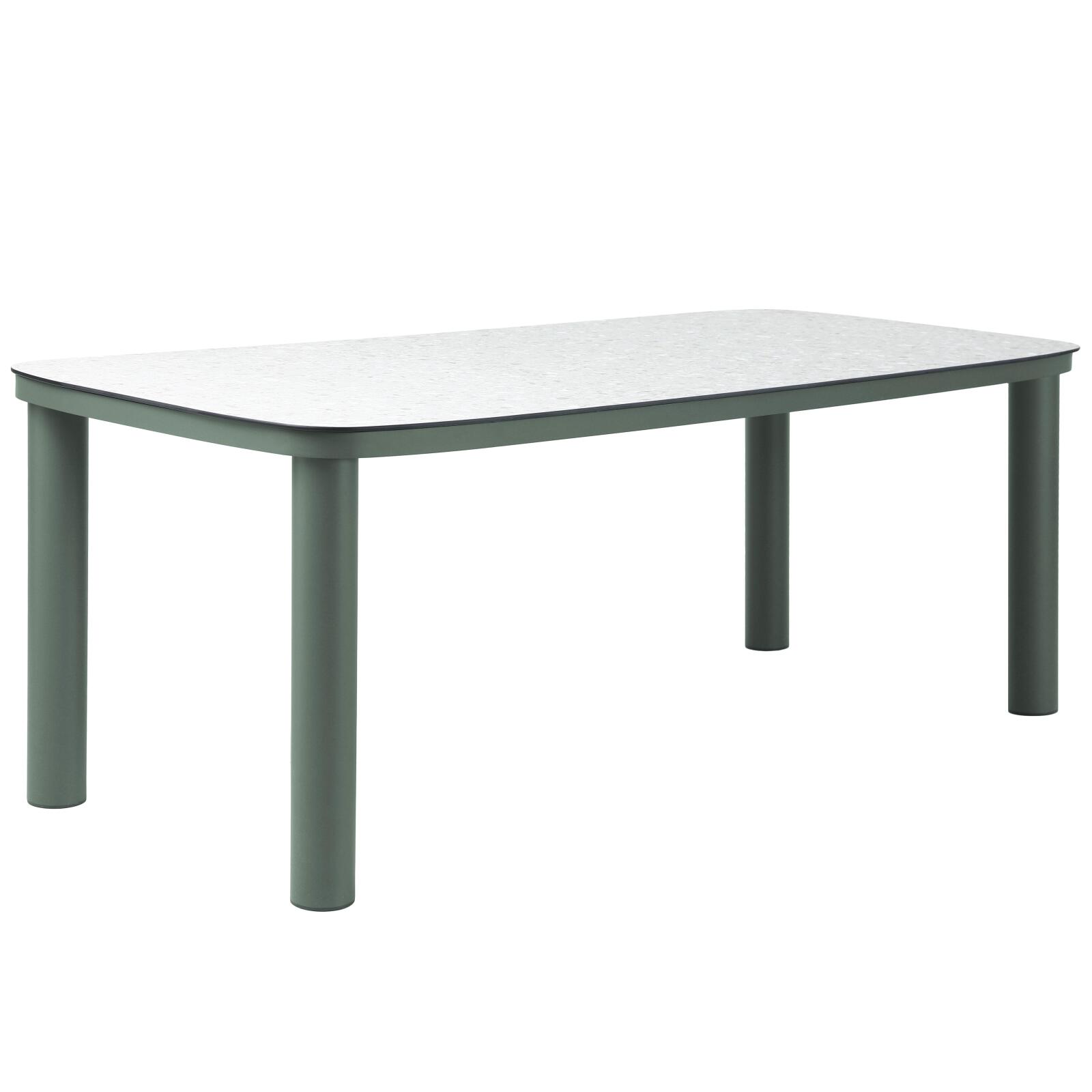 Tavolo da giardino struttura in alluminio per 8 persone 213x90 cm