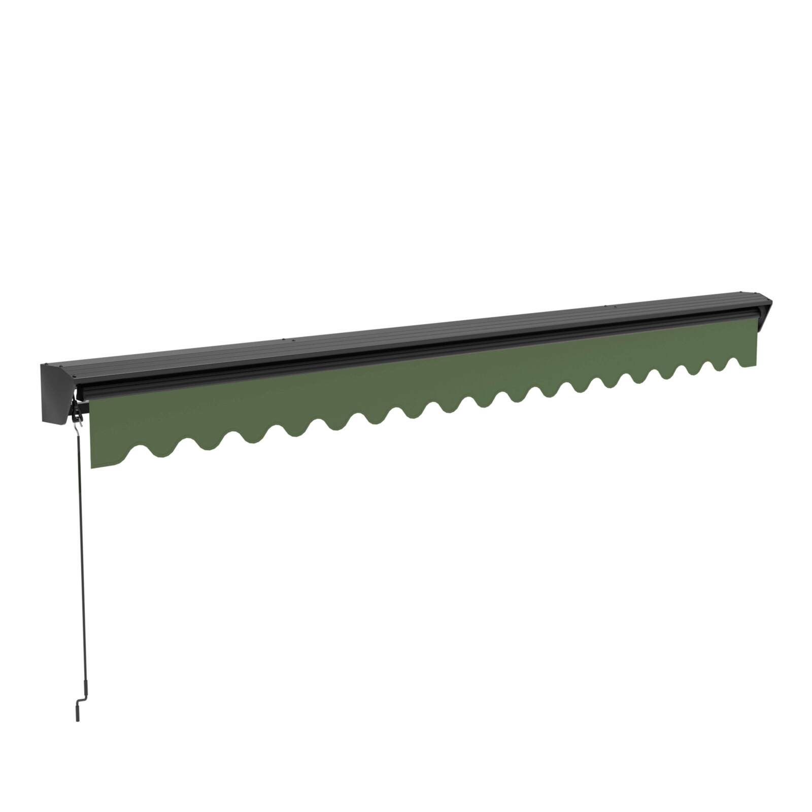 Tenda da sole manuale con cassonetto semi-integrato 3x2,50 m