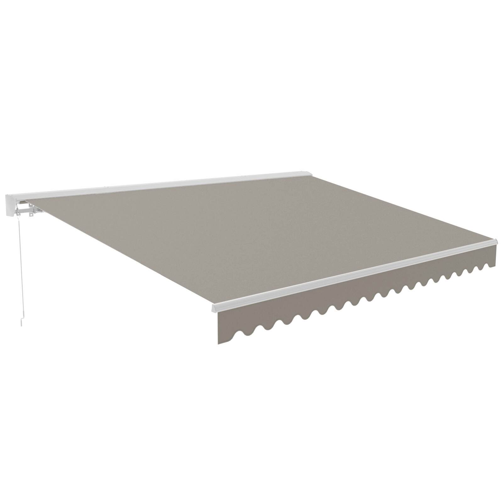 Tenda da sole manuale con cassonetto semi-integrato 2,50x2 m