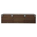 Mobile TV sospeso effetto legno chario 120 cm stile scandinavo