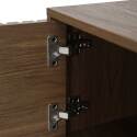 Mobile TV sospeso effetto legno chario 120 cm stile scandinavo