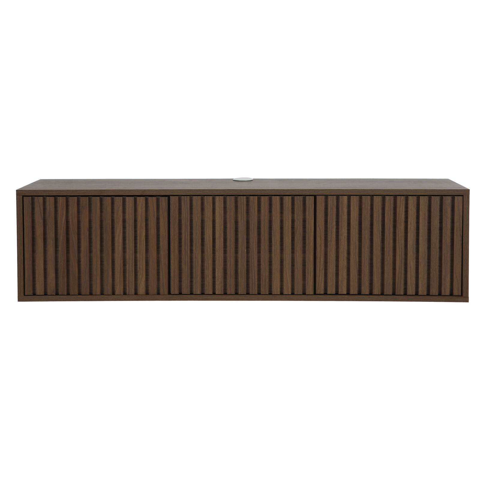 Mobile TV sospeso effetto legno chario 120 cm stile scandinavo