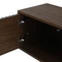 Mobile TV sospeso effetto legno chario 160 cm stile scandinavo