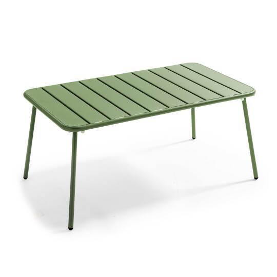 Tavolina da salotto da giardino rettangolare 90 x 50 cm