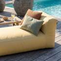 Chaise longue per divano modulare da esterno