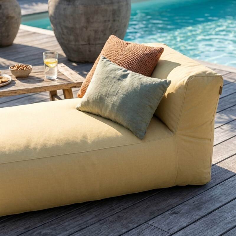 Chaise longue per divano modulare da esterno (5/7)