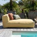 Chaise longue per divano modulare da esterno