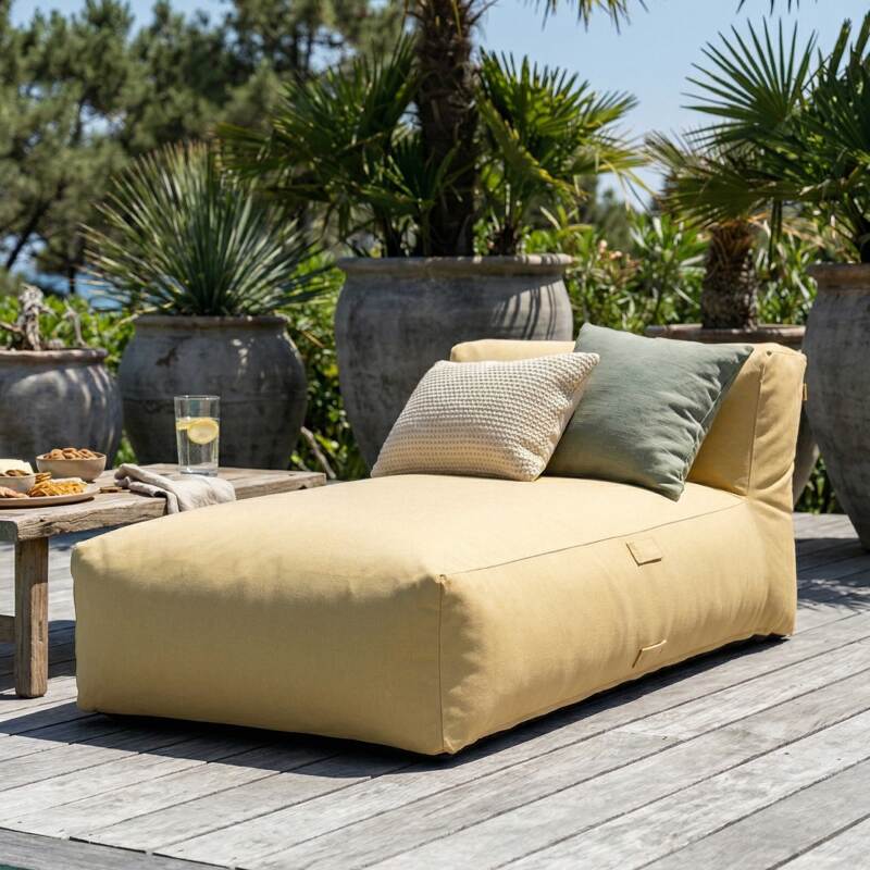 Chaise longue per divano modulare da esterno (4/7)