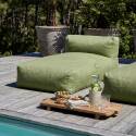Chaise longue per divano modulare da esterno