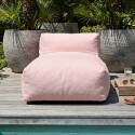 Divano modulare da esterno con 2 posti con 2 chaise longue