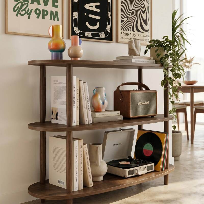 Mensola alta effetto legno, 120x145 cm (2/8)