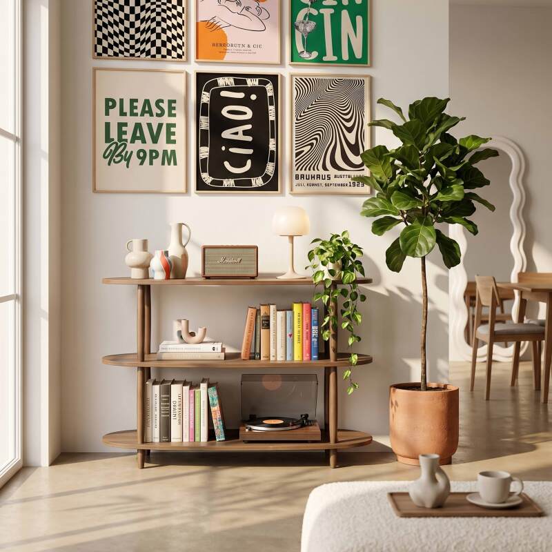 Mensola alta effetto legno, 120x145 cm (7/8)