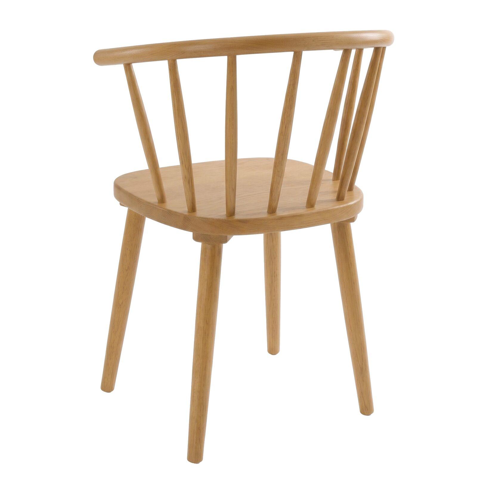 Sedie in legno di olmo traforato - Set di 2