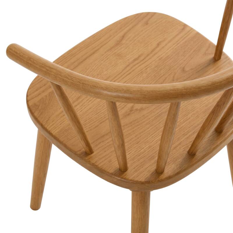 Sedie in legno di olmo traforato - Set di 2 (5/7)
