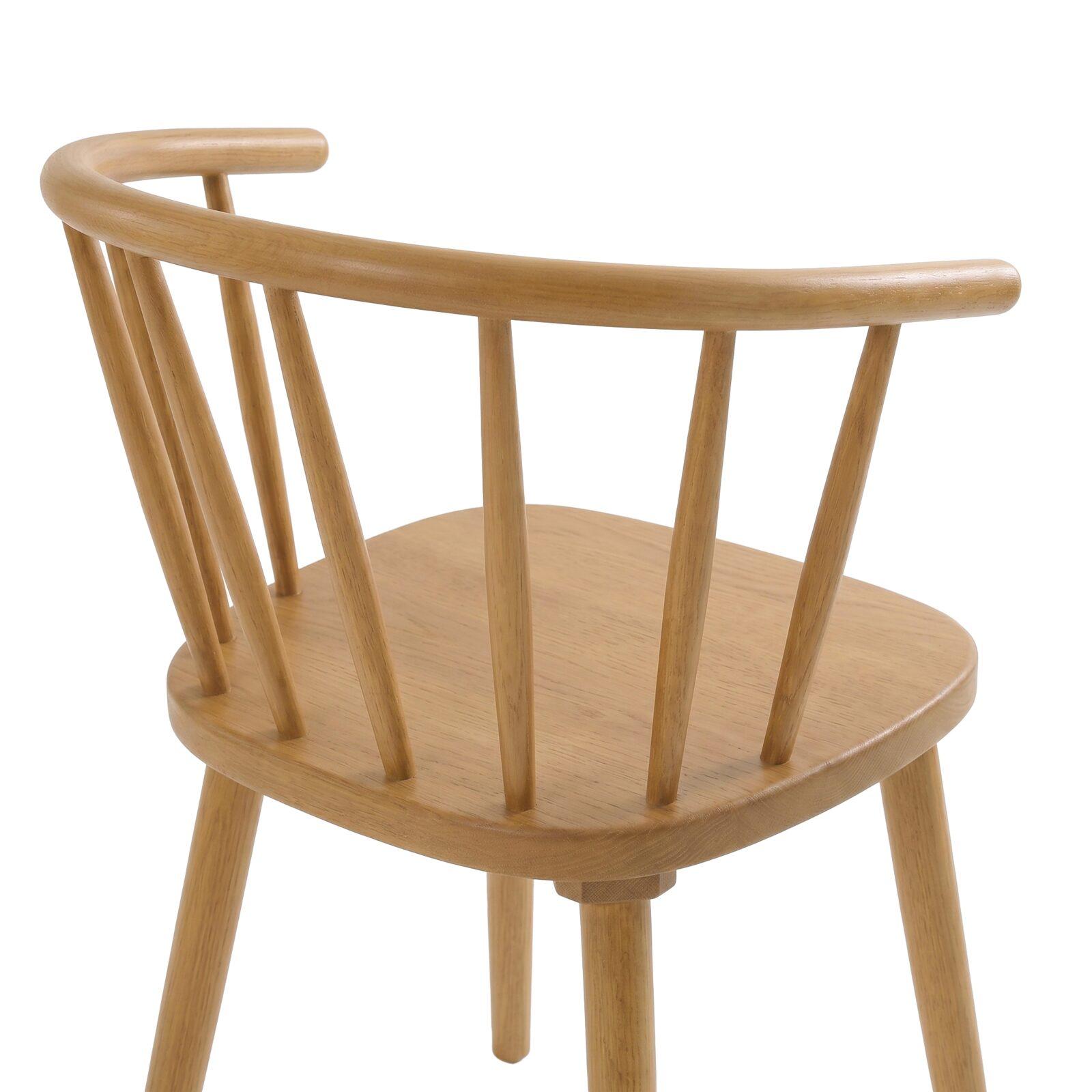 Sedie in legno di olmo traforato - Set di 2