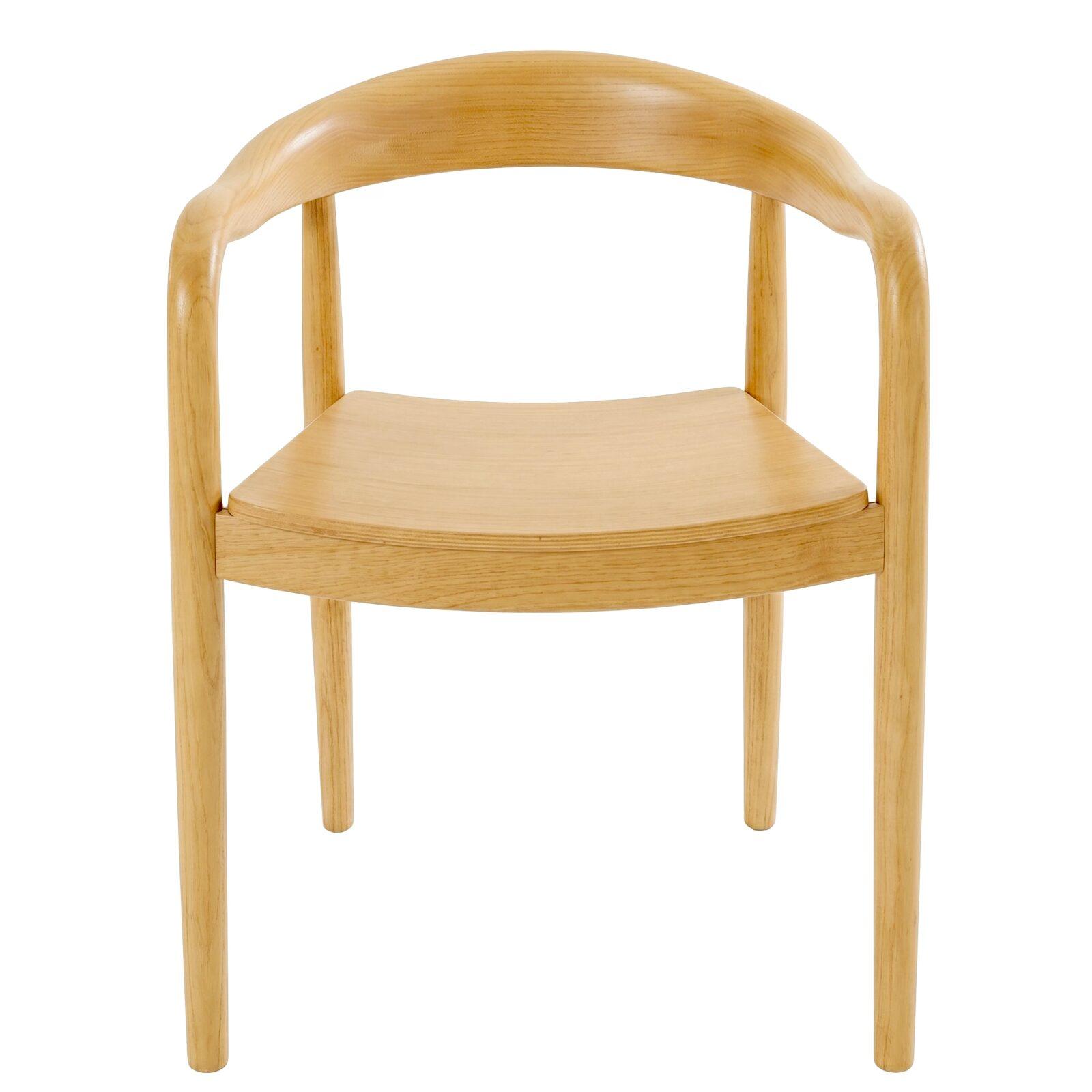 Sedie in legno di olmo con braccioli - Set di 2