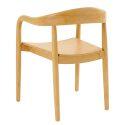 Sedie in legno di olmo con braccioli - Set di 2