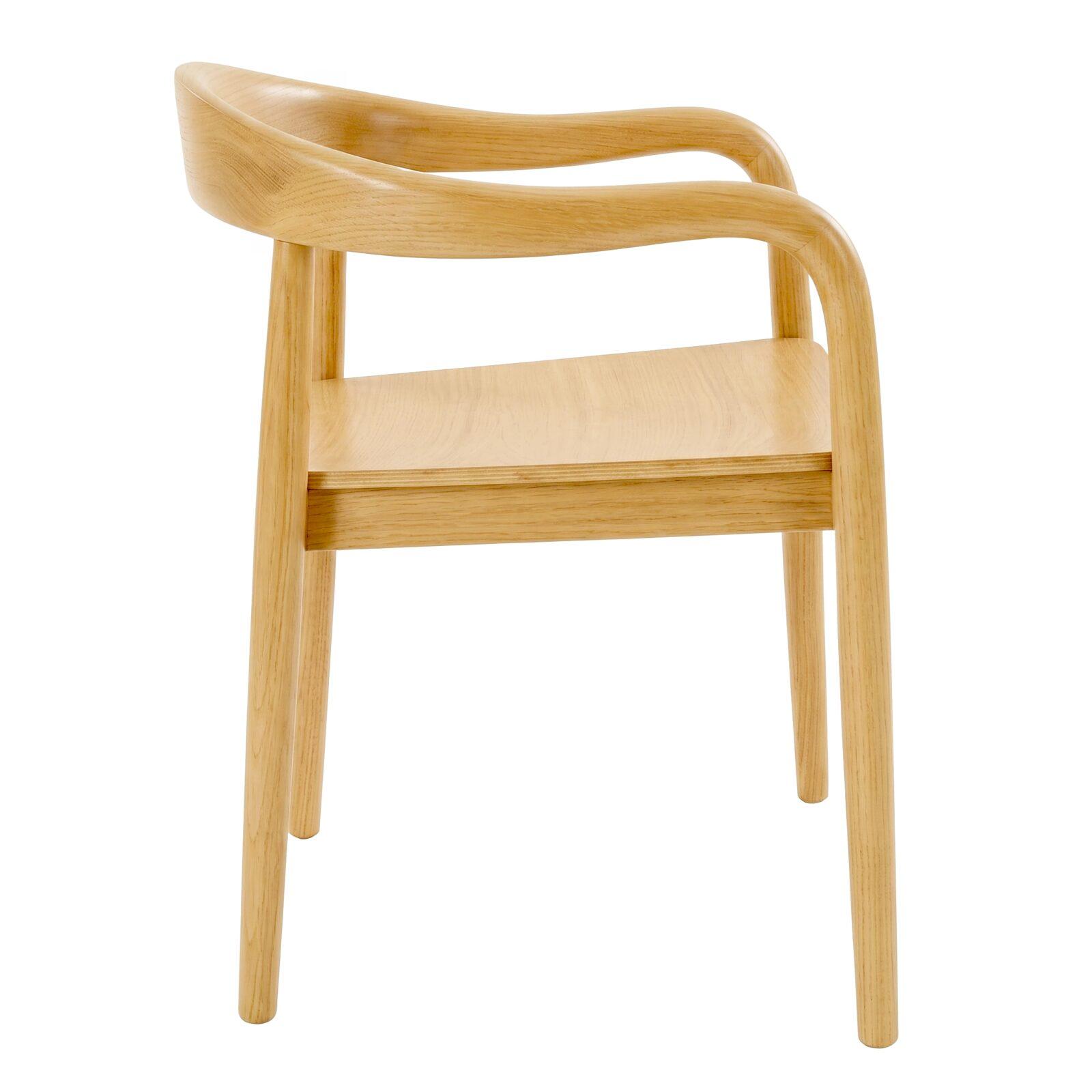 Sedie in legno di olmo con braccioli - Set di 2