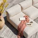 Divano modulare da esterno 7 posti con 5 poltrone e 2 chaise longue