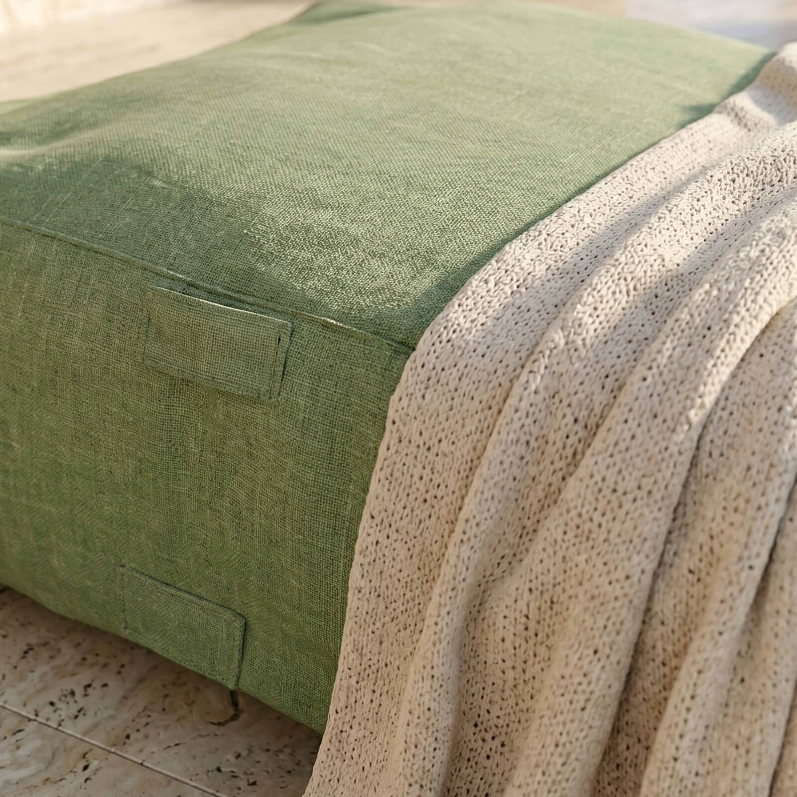 Divano modulare da esterno 2 posti con 1 poltrona e 1 chaise longue