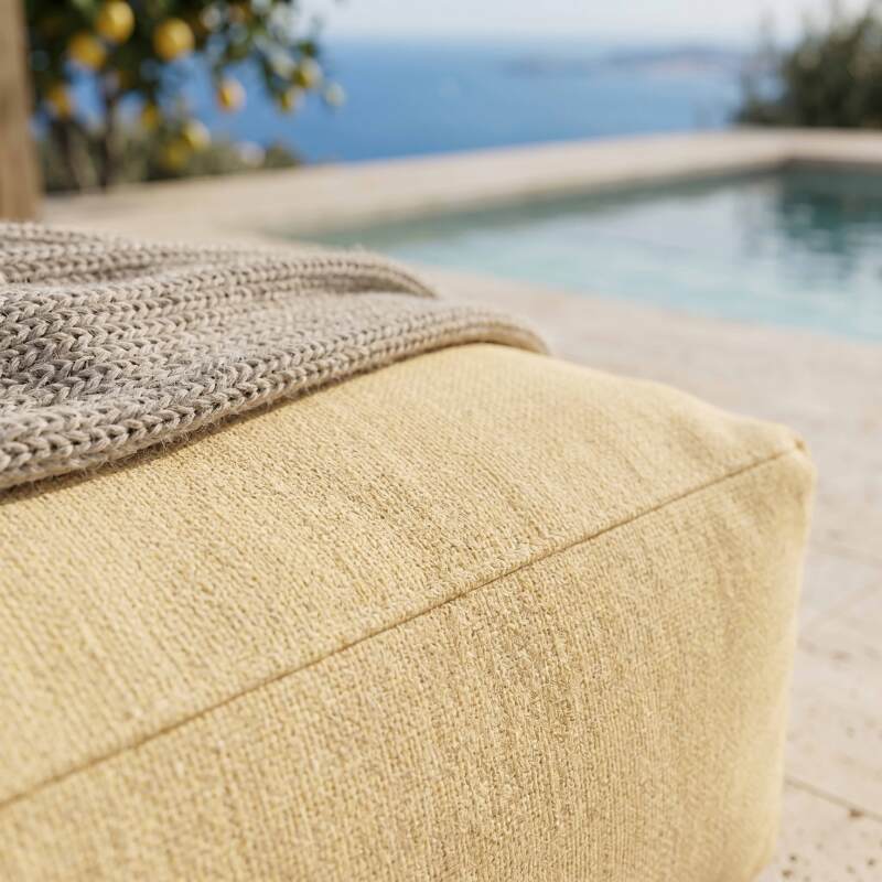 Divano modulare da esterno 2 posti con 1 poltrona e 1 chaise longue (2/7)