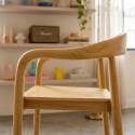 Sedie in legno di olmo con braccioli - Set di 2