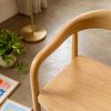 Sedie in legno di olmo con braccioli - Set di 2