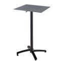 Tavolo alto da esterno in HPL e alluminio 60x60x108 cm