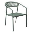 Tavolo da giardino struttura in alluminio per 8 persone 213x90 cm e 8 sedie in textilene