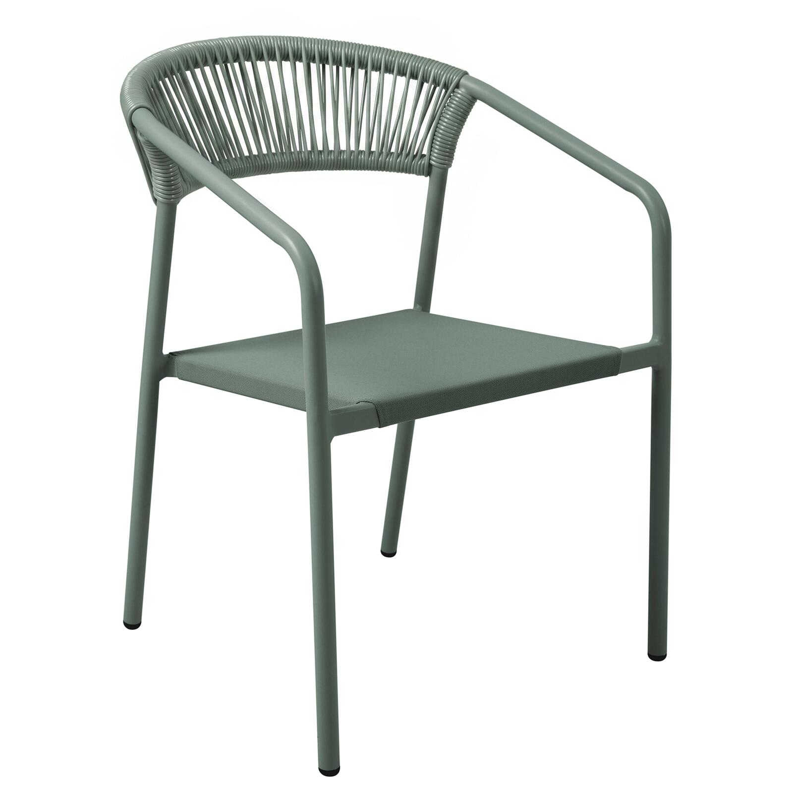 Tavolo da giardino struttura in alluminio per 8 persone 213x90 cm e 8 sedie in textilene
