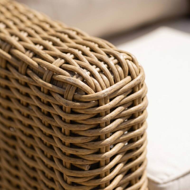 Salotto da giardino in resina intrecciata a 7 posti con 2 divani, 2 poltrone e 1 tavolino (3/10)