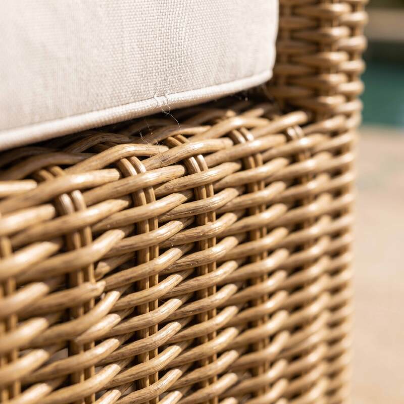 Salotto da giardino in resina intrecciata a 7 posti con 2 divani, 2 poltrone e 1 tavolino (4/10)