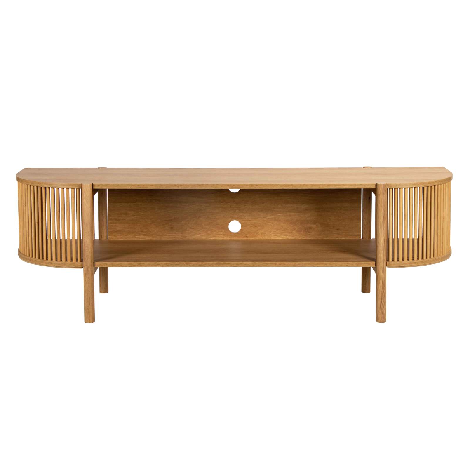 Mobile TV in effetto legno 160 cm stile boho